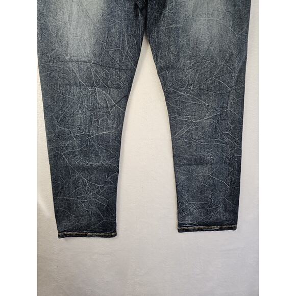 True Luck Jeans Straight Leg Men's Size 34x30 Medium‎ Blue Flap Pockets Nwt. - Picture 3 of 10